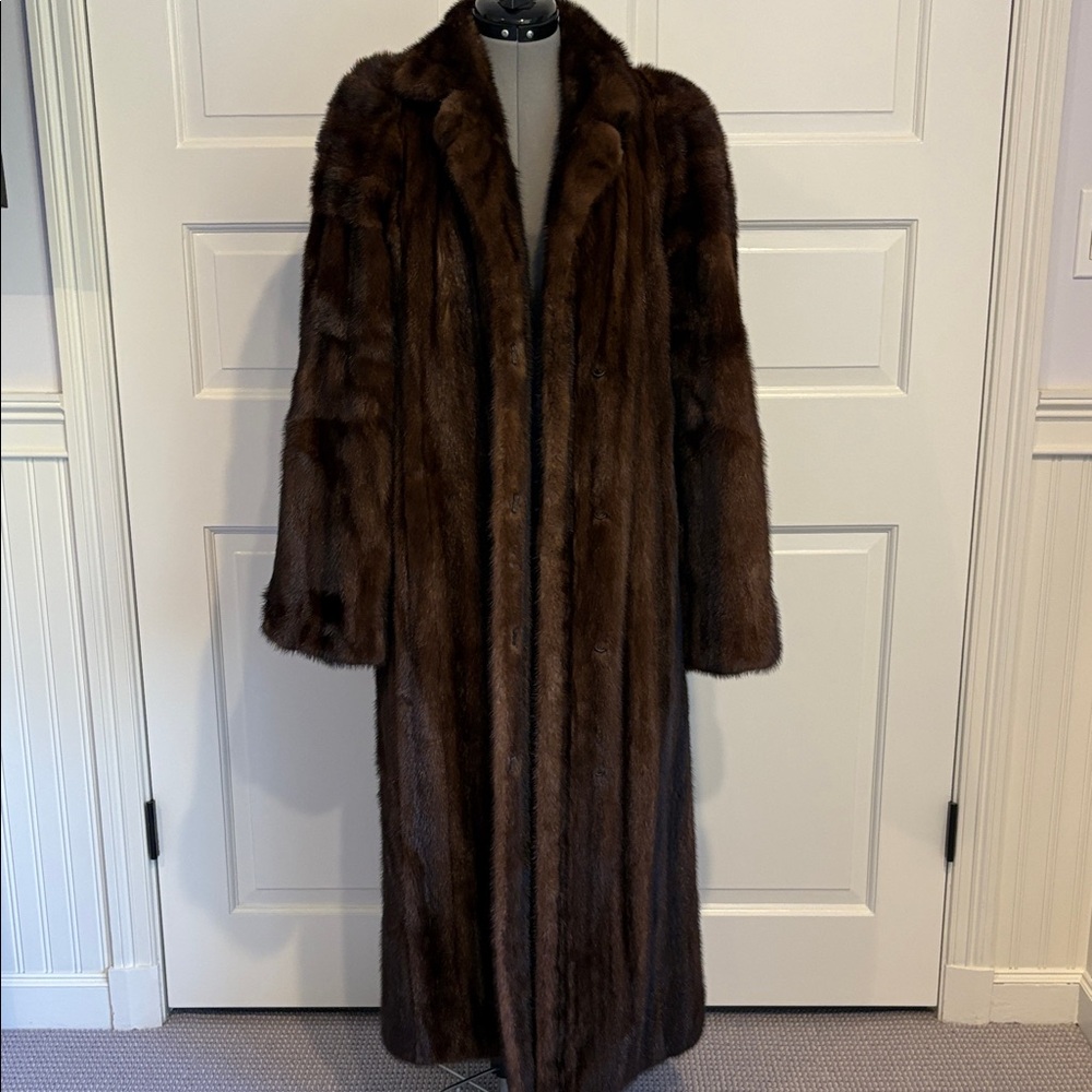 Henry Sylvester designed Mahogany mink coat